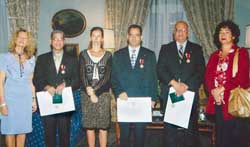 Trois Egyptiens reçoivent l’Ordre du mérite italie