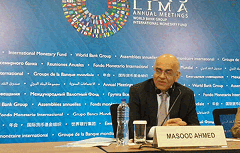 Masood Ahmad, directeur du Moyen-Orient et d’Asie centrale au Fonds Monétaire International (FMI)