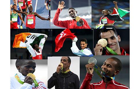 Les médaillés africains et arabes à Rio