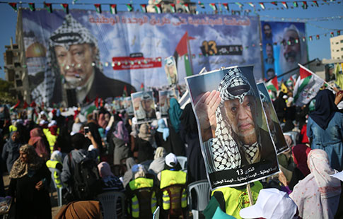 Gaza commémore la mort de Arafat et consolide la réconciliation