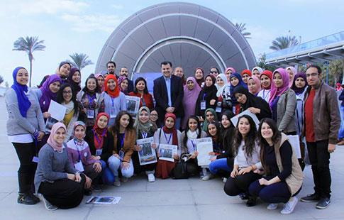 Al-Ahram Hebdo avec les étudiants francophones venus des quatre coins de l
