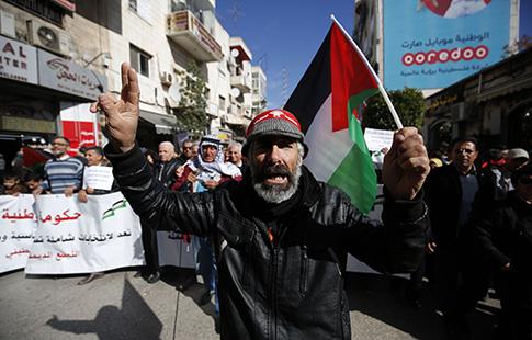 Des manifestations éclatent de temps en temps à Gaza pour revendiquer un gouvernement d