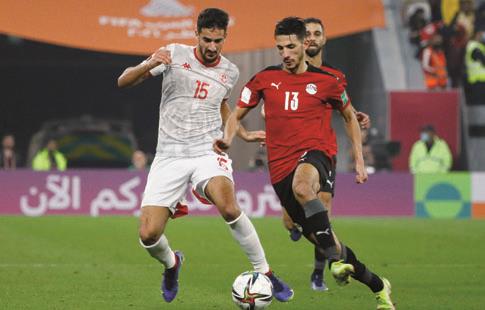 Le latéral gauche Ahmad Fatouh a été l’une des vedettes de la sélection d’Egypte lors de la Coupe ar