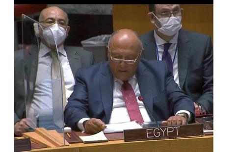 Au Conseil de sécurité, Sameh Choukri a averti des répercussions des actes unilatéraux éthiopiens, e