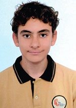 Nour El Din Al-Zeini, 14 ans :