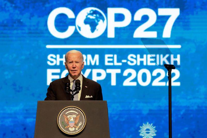 Biden appelle à renforcer les efforts sur le climat à la COP27
