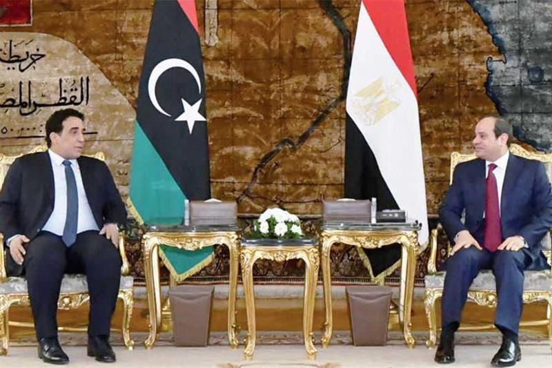 Le président Sissi reçoit le président du Conseil présidentiel Libyen