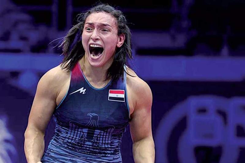 Samar Hamza, la star de la lutte féminine égyptienne