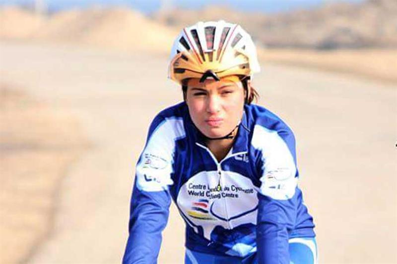 Ebtissam Zayed, la grande star du cyclisme égyptien