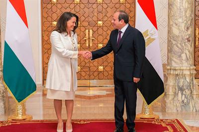  Sommet égypto-hongrois au Caire
