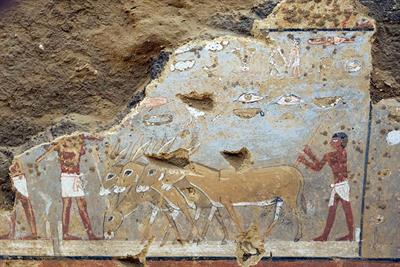 Un mastaba de l’Ancien Empire découvert dans la région archéologique de Dahchour