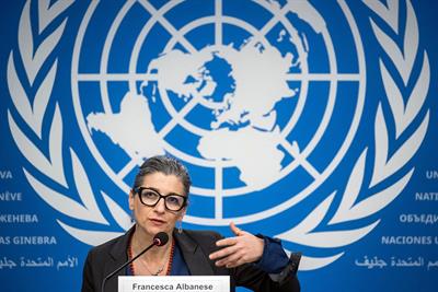  L'experte de l'ONU parlant de « génocide » à Gaza dit recevoir des « menaces »