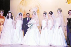 Haridi présente pour la première fois des robes de mariage de sa création.